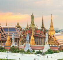 Wat Phra Kaew – jedno z miejsc, które warto zobaczyć w stolicy Tajlandii.